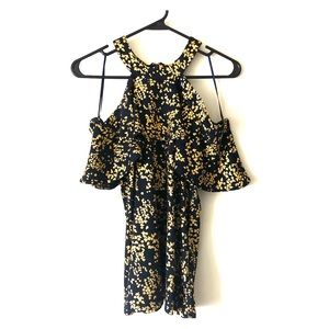 MICHAEL Michael Kors Navy/Gold top